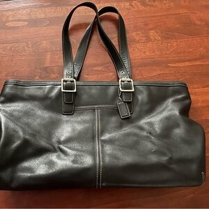 Coach Black Leather Bag